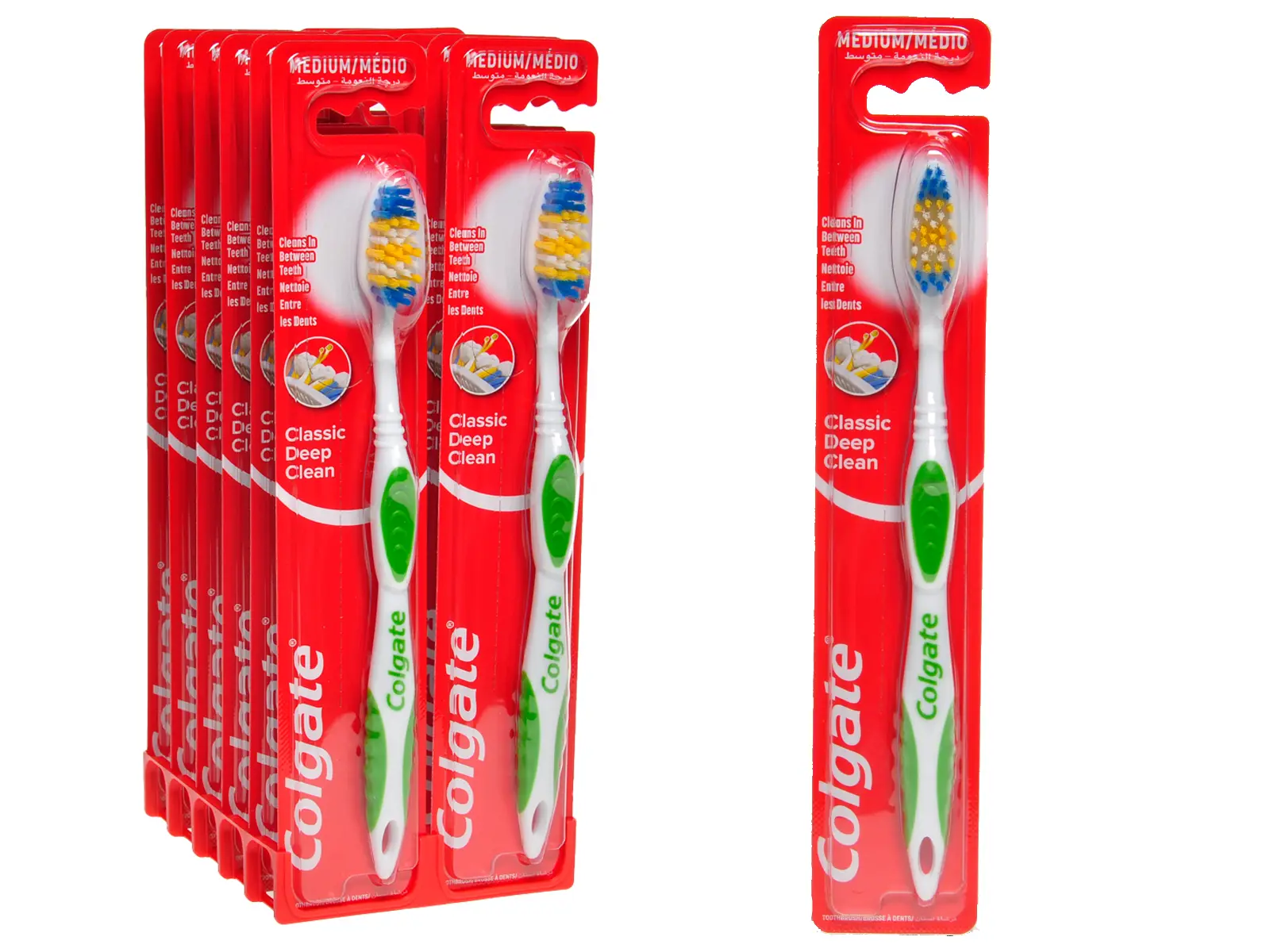 Colgate Zahnbürste Deep Clean, Disp. x12