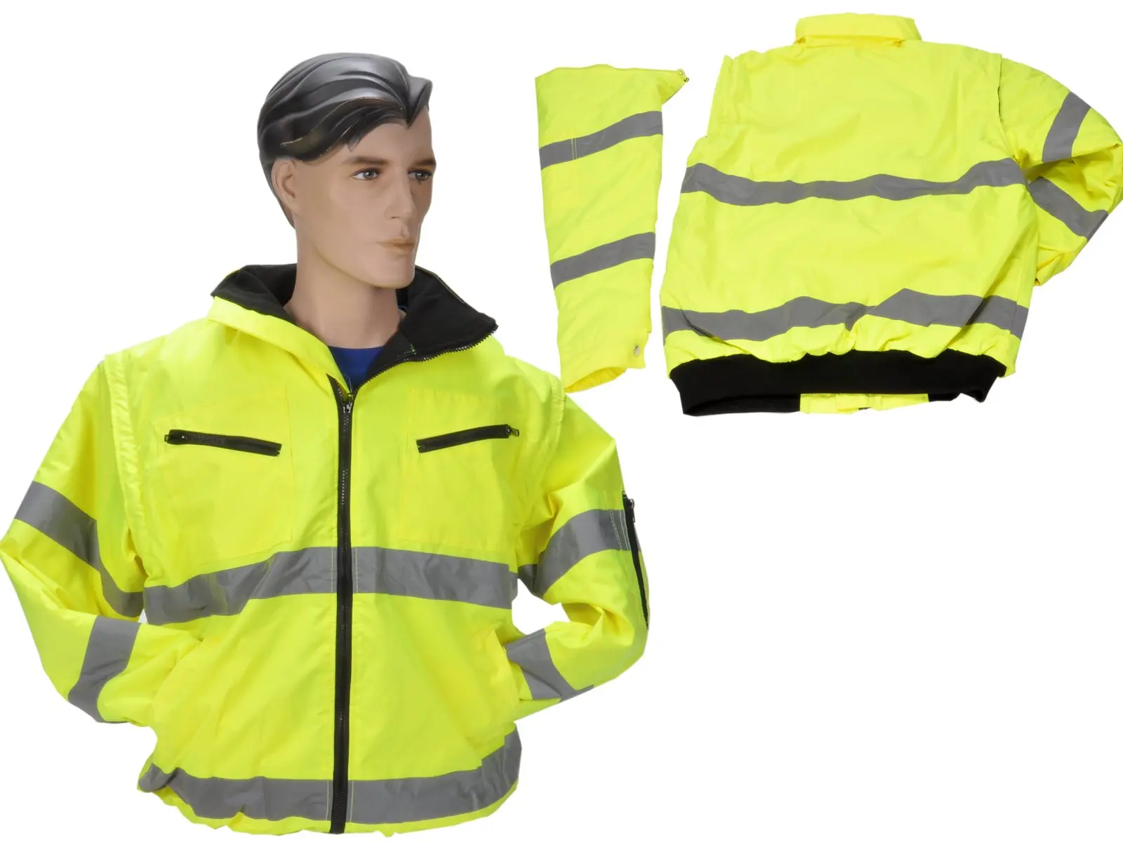 Warnpilotenjacke  Gr.L, gelb